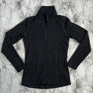 Icebreaker | women’s size small 100% wool Merino 260 Grey quarter zip Pullover